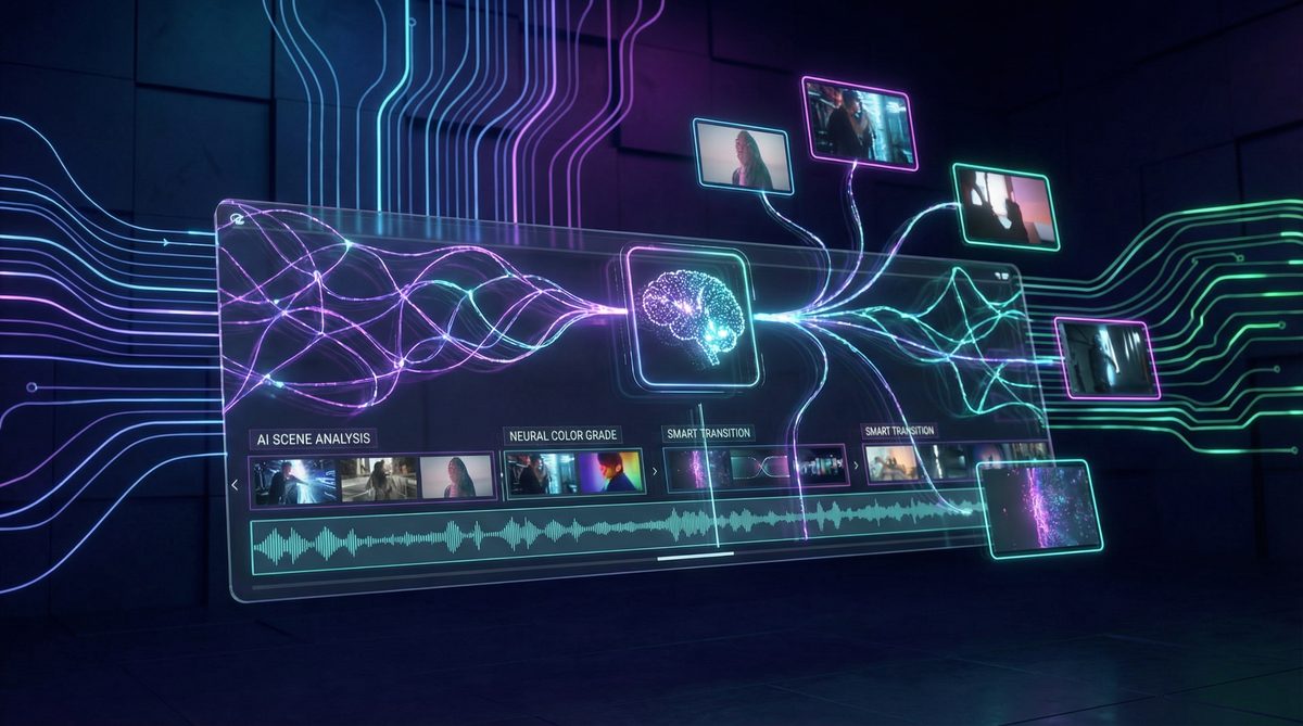 捷克街头 AI视频剪辑技术展示